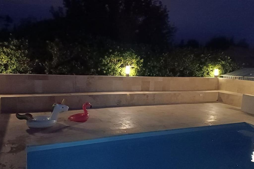 Charmant Studio Avec Piscine Villemoustaussou Bagian luar foto